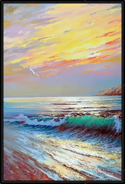 Картина Волна и чайка