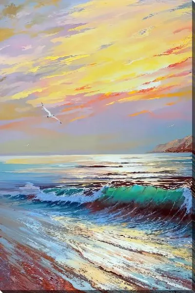 Постер Волна и чайка