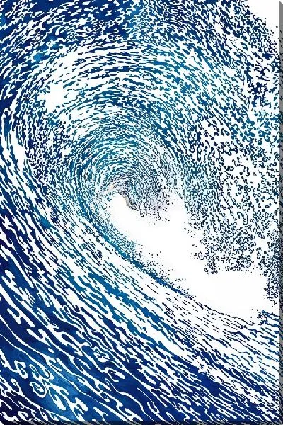 Картина маслом Абстракция волны