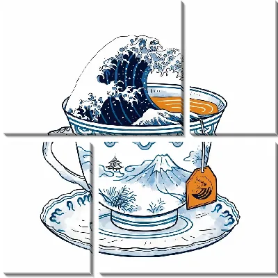 Волна в чашке чая