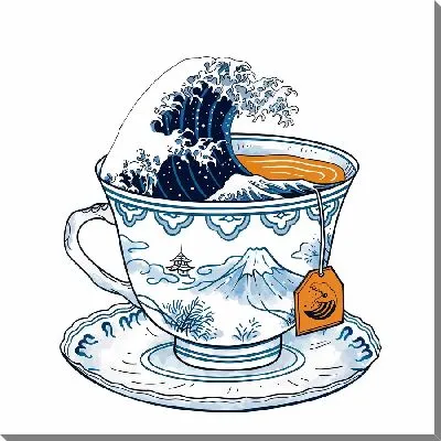 Волна в чашке чая