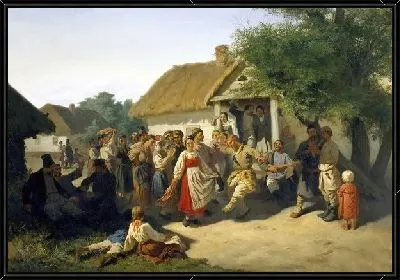 Хоровод в Курской губернии (Round Dance in the province of Kursk)
