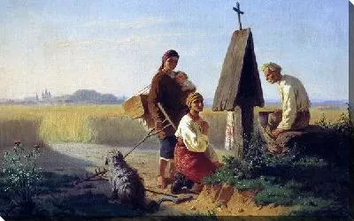 Сбор на церковь (Gathering at the church)