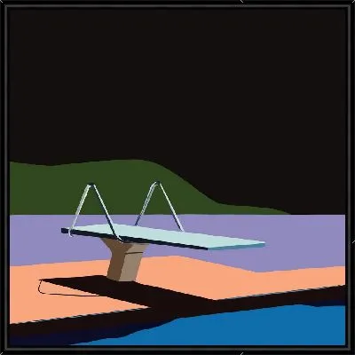 Трамплин у бассейна