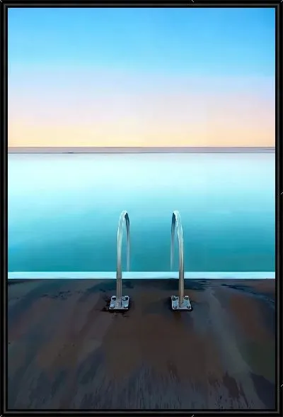 Картина Бассейн в стиле минимализм