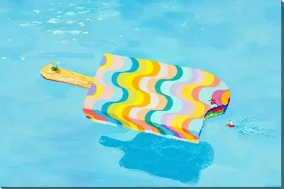 Картина маслом Мороженое в бассейне