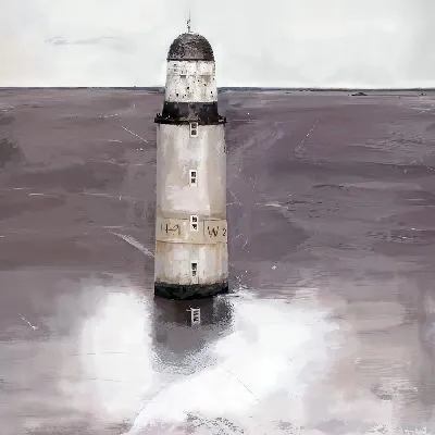 Плакат Маяк в стиле минимализм