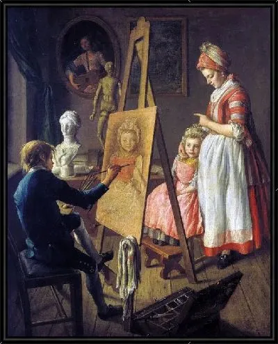 Картина Юный живописец (The young artist)