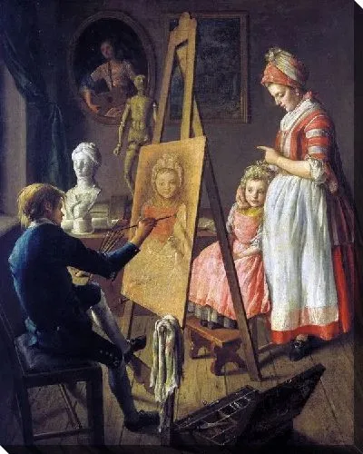 Картина Юный живописец (The young artist)