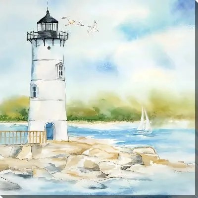 Картина маслом Пейзаж с маяком