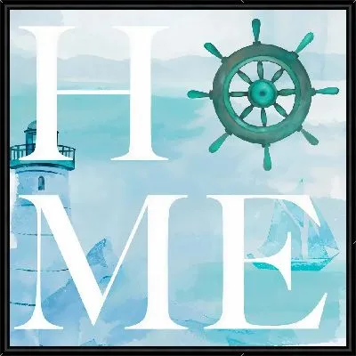 Картина Home и маяк