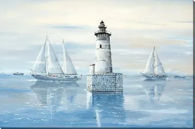 Картина маслом Маленький маяк