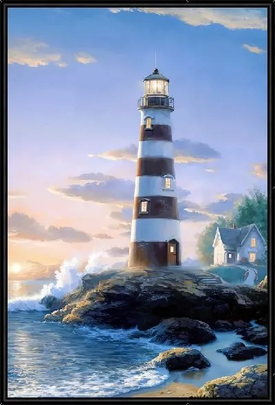 Картина Вечерний маяк