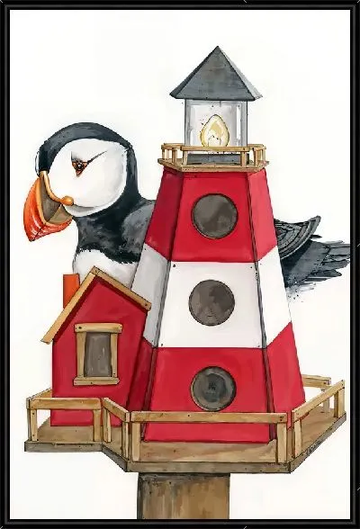 Картина Скворечник в виде маяка