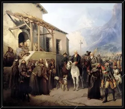 Картина Фельдмаршал А.В.Суворов на вершине Сен-Готарда (Field Marshal Suvorov at the top of St. Gothard)