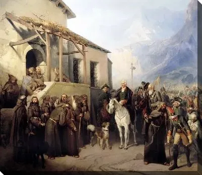 Картина Фельдмаршал А.В.Суворов на вершине Сен-Готарда (Field Marshal Suvorov at the top of St. Gothard)