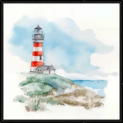 Картина Маяк на холме