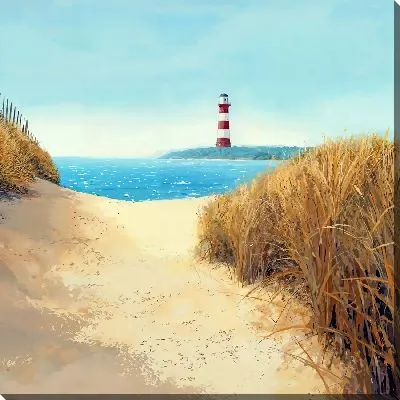 Постер Дорога к пляжу