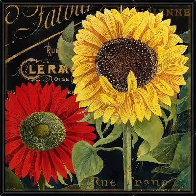 Подсолнух и гербера