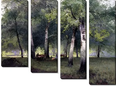 Картина Берёзовый лес (Birch forest)