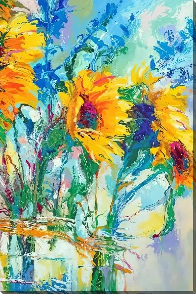 Картина маслом В сторону Солнца