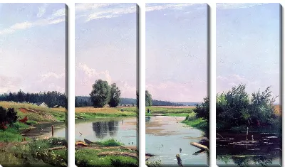 Картина Пейзаж с озером (Landscape with a lake)