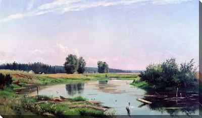 Картина Пейзаж с озером (Landscape with a lake)