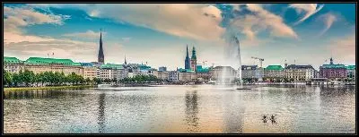 Картина Панорама Гамбурга