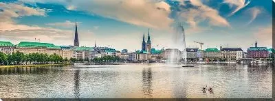 Постер Панорама Гамбурга