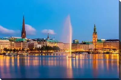 Фонтан в Гамбурге