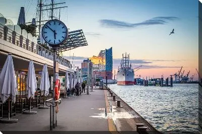 Постер Набережная в Гамбурге