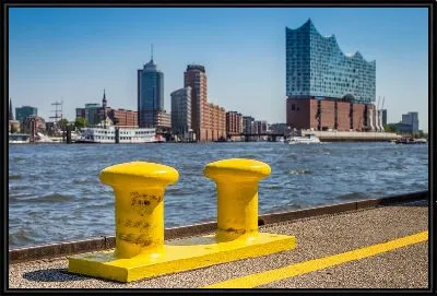 Картина Причал в Гамбурге