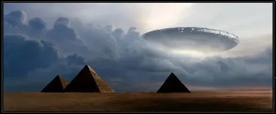 Картина Космический корабль в Египте