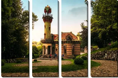 Модульная картина Архитектура Гауди