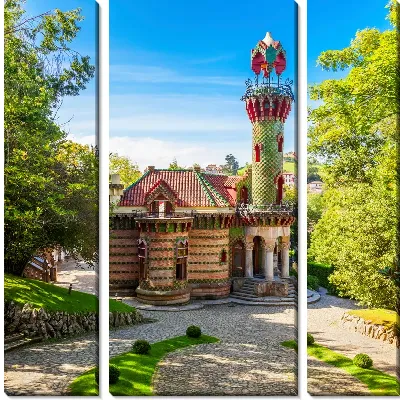 Модульная картина Здание Гауди