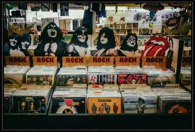 Картина Rock Kiss пластинки