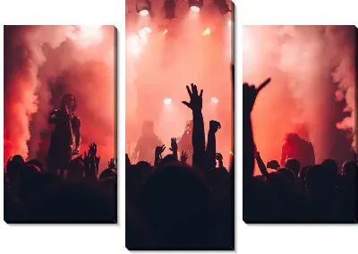 Модульная картина Зрители и коза