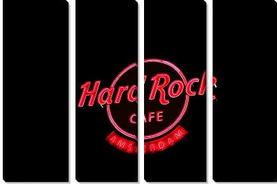 Модульная картина Вывеска Hard Rock cafe