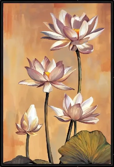 Картина 4 лотоса