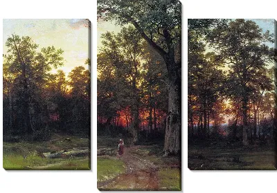 Картина Лес вечером (Wood in the evening)