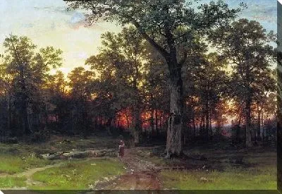 Картина Лес вечером (Wood in the evening)