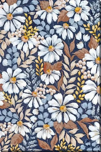 Картина маслом Ромашковая композиция