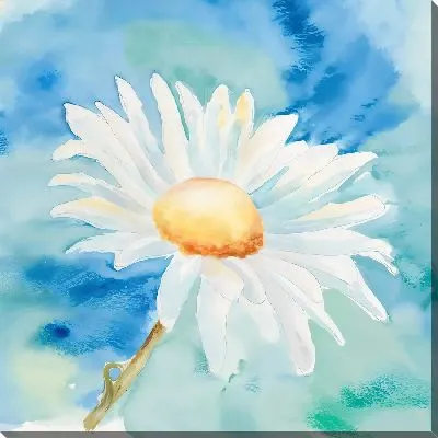 Картина маслом Одинокая ромашка