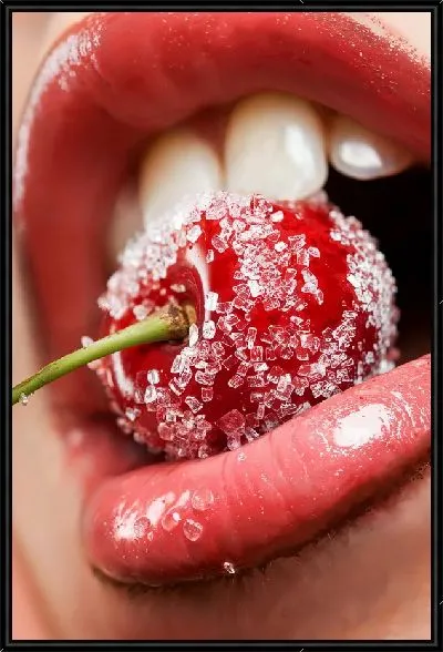 Картина Замороженная вишенка во рту