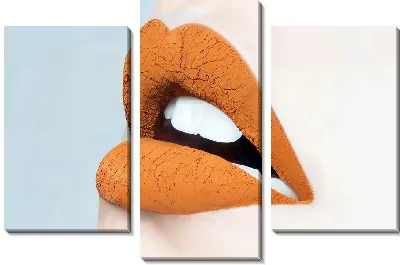 Бежевые губы