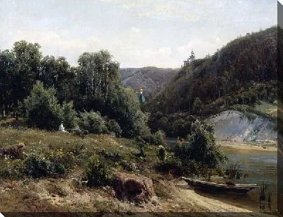 Картина У монастыря (The monastery)