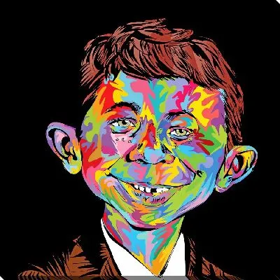 Редкозубый в стиле поп-арт