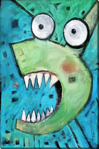 Картина маслом Острозубый заяц