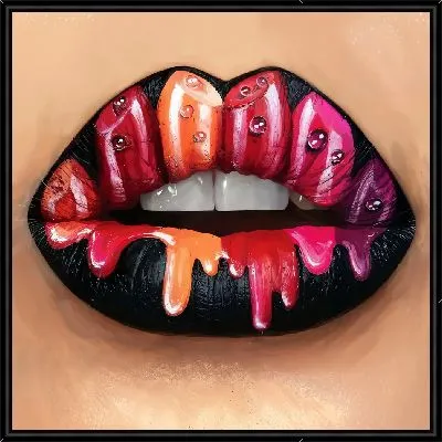 Черные губы