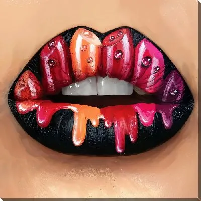 Черные губы